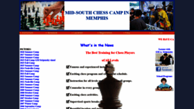 What Chesscamp.us website looked like in 2020 (3 years ago)