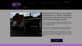 What Colombianfoodtrucks.com website looked like in 2020 (3 years ago)
