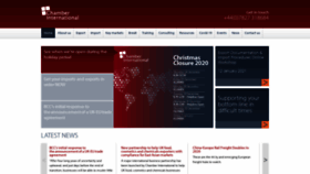 What Chamber-international.com website looked like in 2020 (3 years ago)