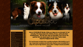 What Chocablocbordercollies.com website looked like in 2020 (3 years ago)