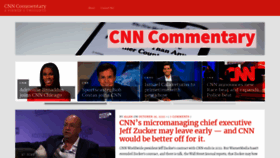 What Cnncommentary.com website looked like in 2020 (3 years ago)