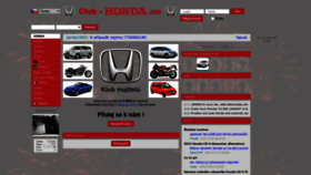What Club-honda.eu website looked like in 2020 (3 years ago)