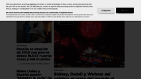 What Cadenaser.es website looked like in 2020 (4 years ago)