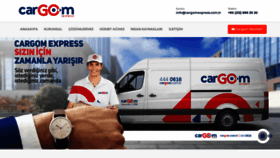 What Cargomexpress.com website looked like in 2021 (3 years ago)