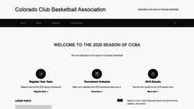 What Ccbahoops.com website looked like in 2021 (3 years ago)