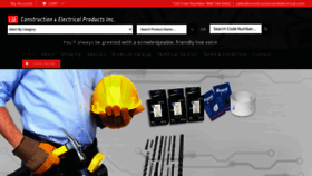 What Constructionandelectrical.com website looked like in 2021 (3 years ago)