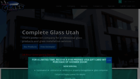 What Completeglassutah.com website looked like in 2021 (3 years ago)