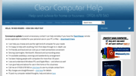 What Clearcomputerhelp.co.uk website looked like in 2021 (3 years ago)
