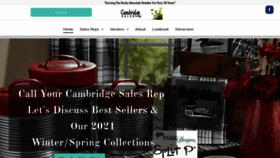 What Cambridgesalesinc.com website looked like in 2021 (3 years ago)