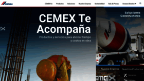What Cemexguatemala.com website looked like in 2021 (3 years ago)