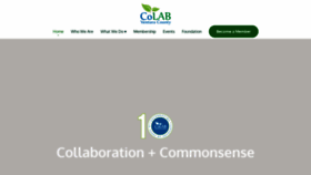 What Colabvc.org website looked like in 2021 (3 years ago)