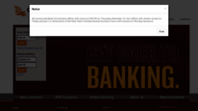 What Communitybankofla.bank website looked like in 2021 (3 years ago)