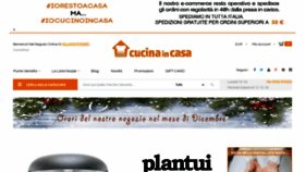 What Cucinaincasa.com website looked like in 2021 (3 years ago)