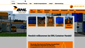 What Container-trier.de website looked like in 2021 (3 years ago)