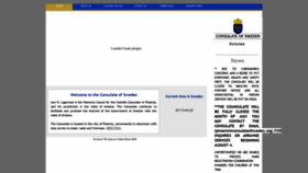 What Consulateofswedenarizona.com website looked like in 2021 (3 years ago)