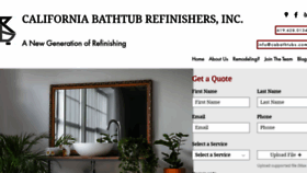 What Californiabathtubrefinishers.com website looked like in 2021 (3 years ago)