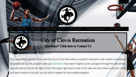 What Cityofclovisrecreation.com website looked like in 2021 (3 years ago)