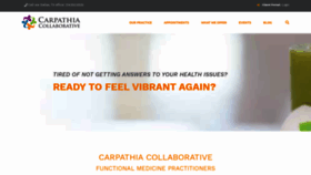 What Carpathiacollaborative.com website looked like in 2021 (3 years ago)