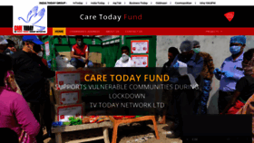 What Caretoday.in website looked like in 2021 (3 years ago)