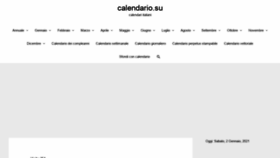 What Calendario.su website looked like in 2021 (3 years ago)