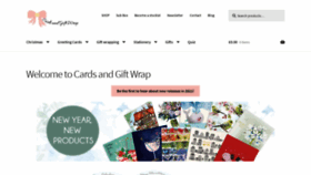 What Cardsandgiftwrap.co.uk website looked like in 2021 (3 years ago)