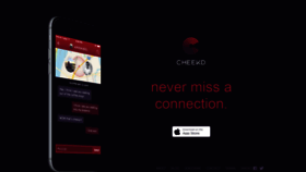 What Cheekd.com website looked like in 2021 (3 years ago)