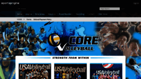 What Corevball.com website looked like in 2021 (3 years ago)