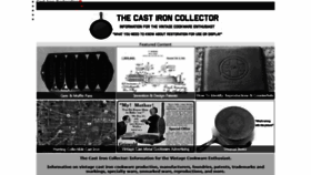 What Castironcollector.com website looked like in 2021 (3 years ago)