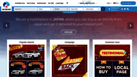 What Carfromjapan.com website looked like in 2021 (3 years ago)
