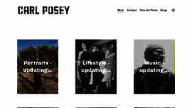 What Carlposey.com website looked like in 2021 (3 years ago)