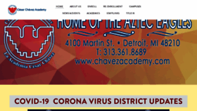 What Chavezacademy.com website looked like in 2021 (3 years ago)