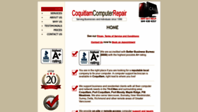 What Coquitlamcomputerrepair.com website looked like in 2021 (3 years ago)
