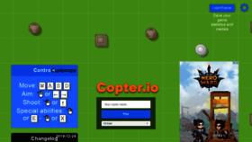 What Copter.io website looked like in 2021 (3 years ago)