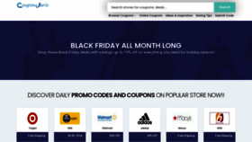 What Couponvario.com website looked like in 2021 (3 years ago)