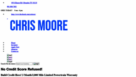 What Chrismooreautos.com website looked like in 2021 (3 years ago)