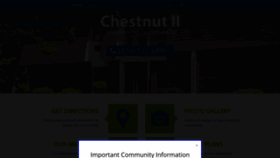 What Chestnutfayetteville.apartments website looked like in 2021 (3 years ago)