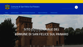 What Comunesanfelice.net website looked like in 2021 (3 years ago)