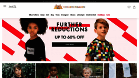 What Childrensalon.com website looked like in 2021 (3 years ago)