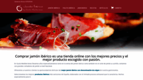 What Comprarjamoniberico.es website looked like in 2021 (3 years ago)