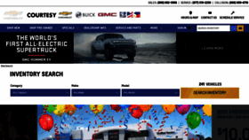 What Courtesychevroletbreauxbridge.com website looked like in 2021 (3 years ago)