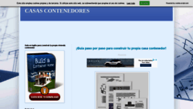 What Casascontenedores.com website looked like in 2021 (3 years ago)