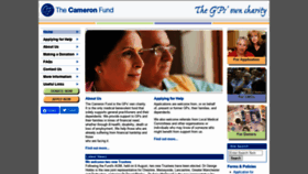 What Cameronfund.org.uk website looked like in 2021 (3 years ago)