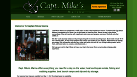 What Captmikesmarina.com website looked like in 2021 (3 years ago)