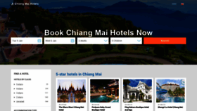 What Chiangmai-hotels4u.com website looked like in 2021 (3 years ago)