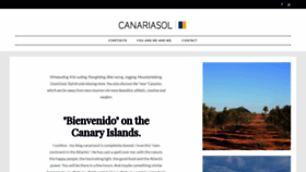 What Canariasol.de website looked like in 2021 (3 years ago)
