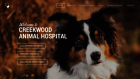 What Creekwoodanimalhospital.com website looked like in 2021 (3 years ago)
