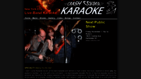 What Crashcoursekaraoke.com website looked like in 2021 (3 years ago)
