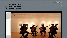 What Canadianguitarquartet.com website looked like in 2021 (3 years ago)