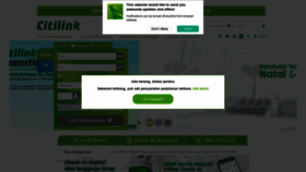 What Citilink.co.id website looked like in 2021 (3 years ago)
