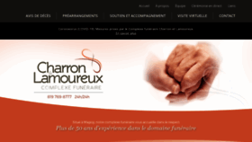What Charronetlamoureux.com website looked like in 2021 (3 years ago)